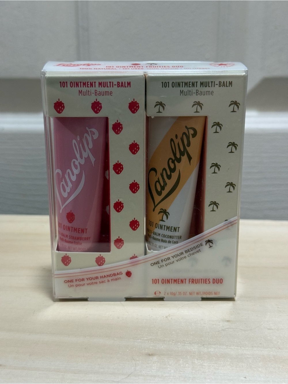 Lanolips - coconut & strawberry Hydrating Lip Balms